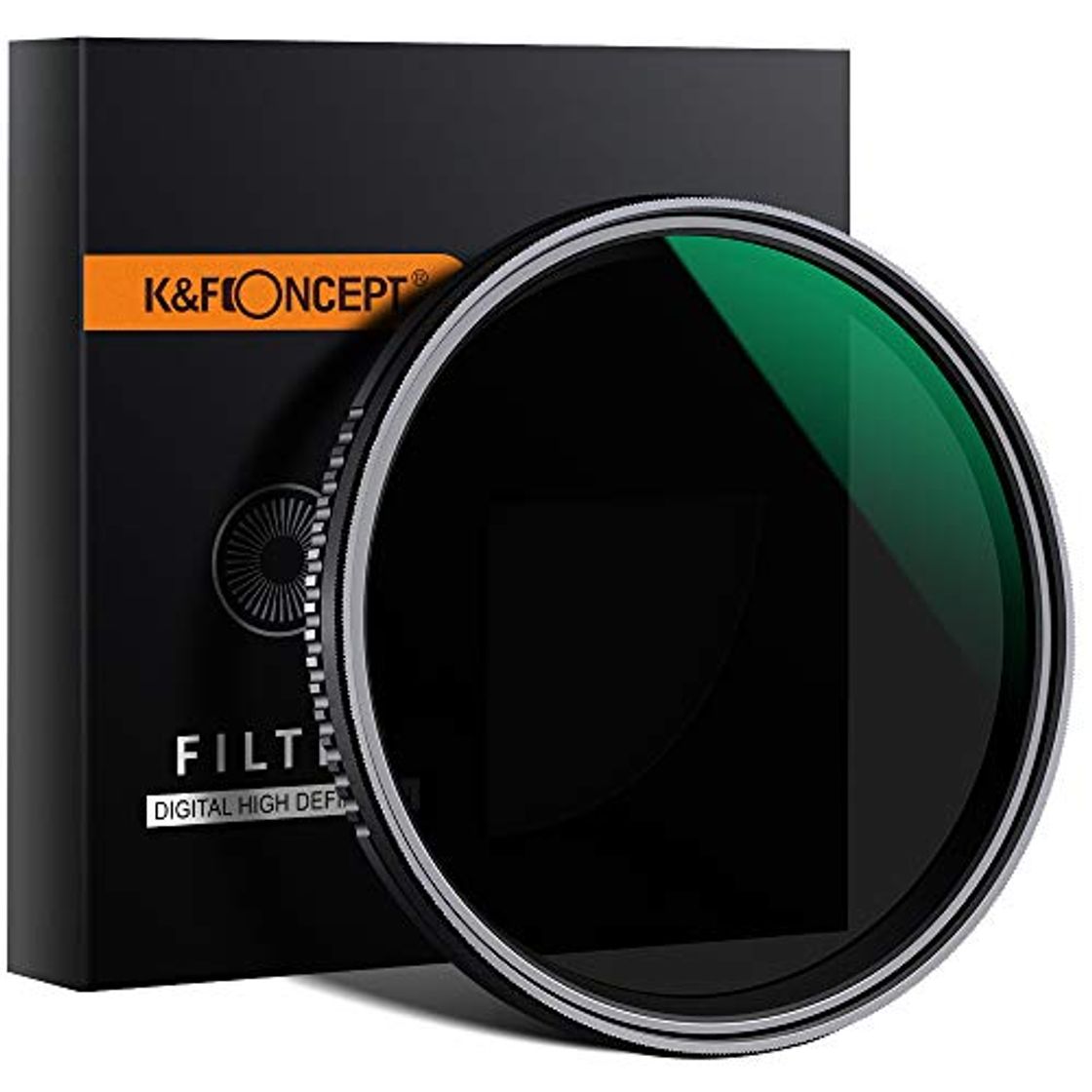Social K&F Concept 72mm Filtro Variable ND8-ND2000 Slim MRC 18 Capas para Objetivo