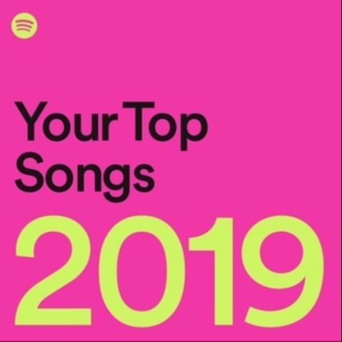 Mi top del 2019, creado por Spotify