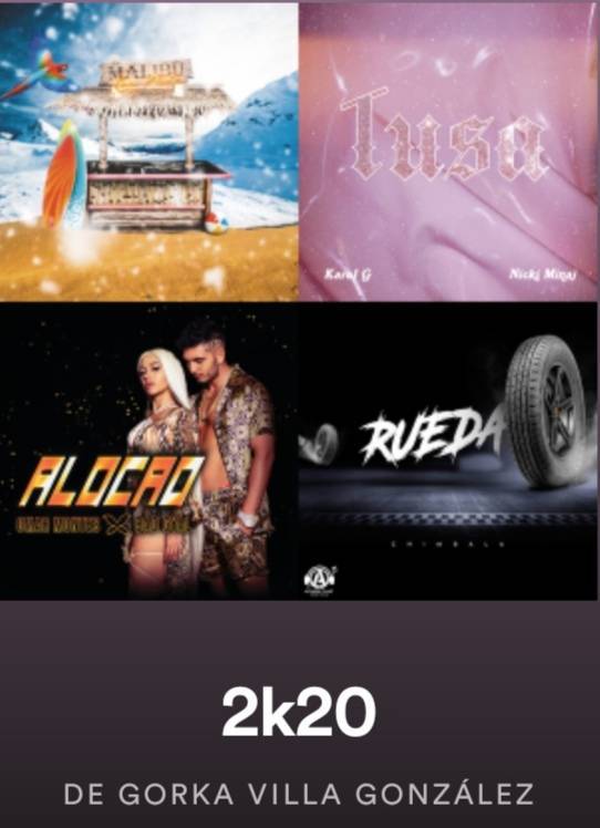 Playlist creada por mi, con música variada.