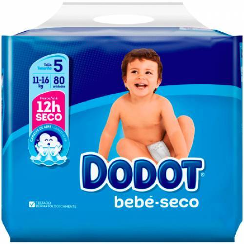 Productos Fraldas Dodot bebê seco