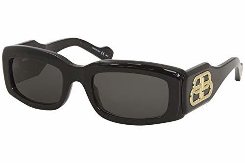 Social Balenciaga SUNGLASSES BB0071S 001 BLACK NEGRO GREY GRIS 54 XL BB logo