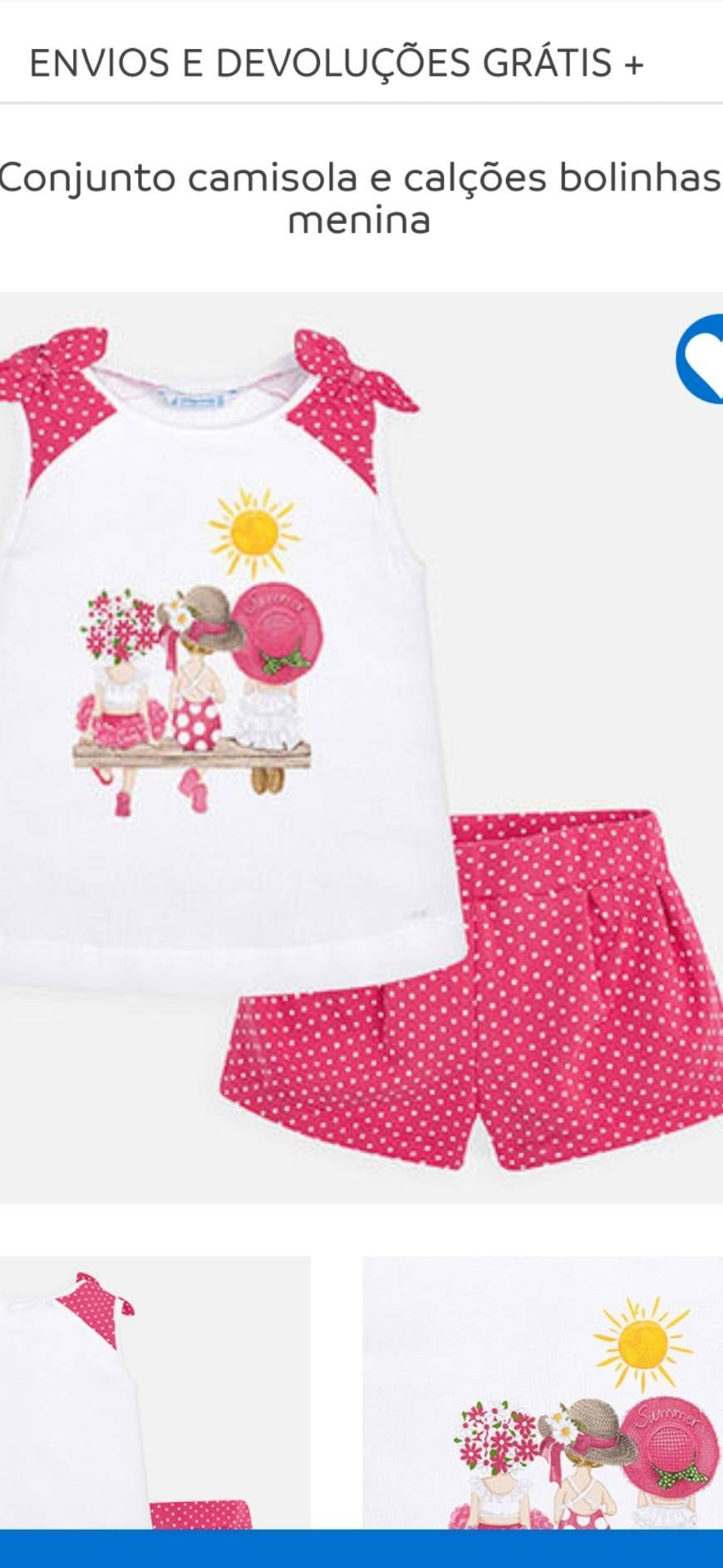 Product Roupa de menina