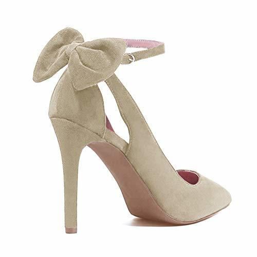 Moda Tomwell Sandalias Mujer Arco Tacón Alto Zapatos Apuntado Zapatos Boda Fiesta Zapatos