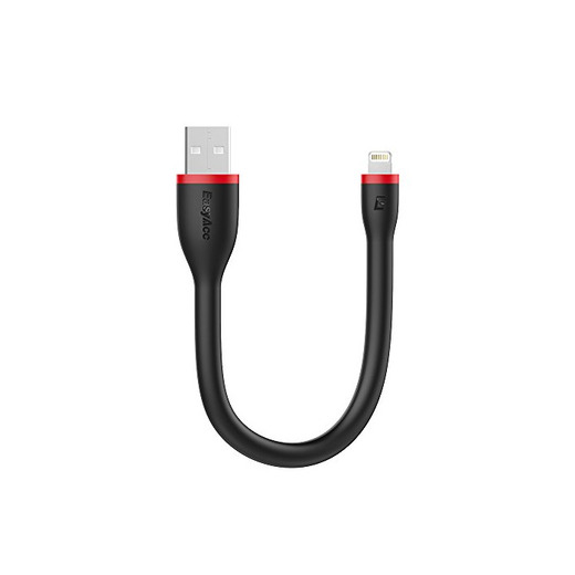 EasyAcc Cable Corto para iPhone iPad Apple MFi Certificado Cable Ultra Compacto