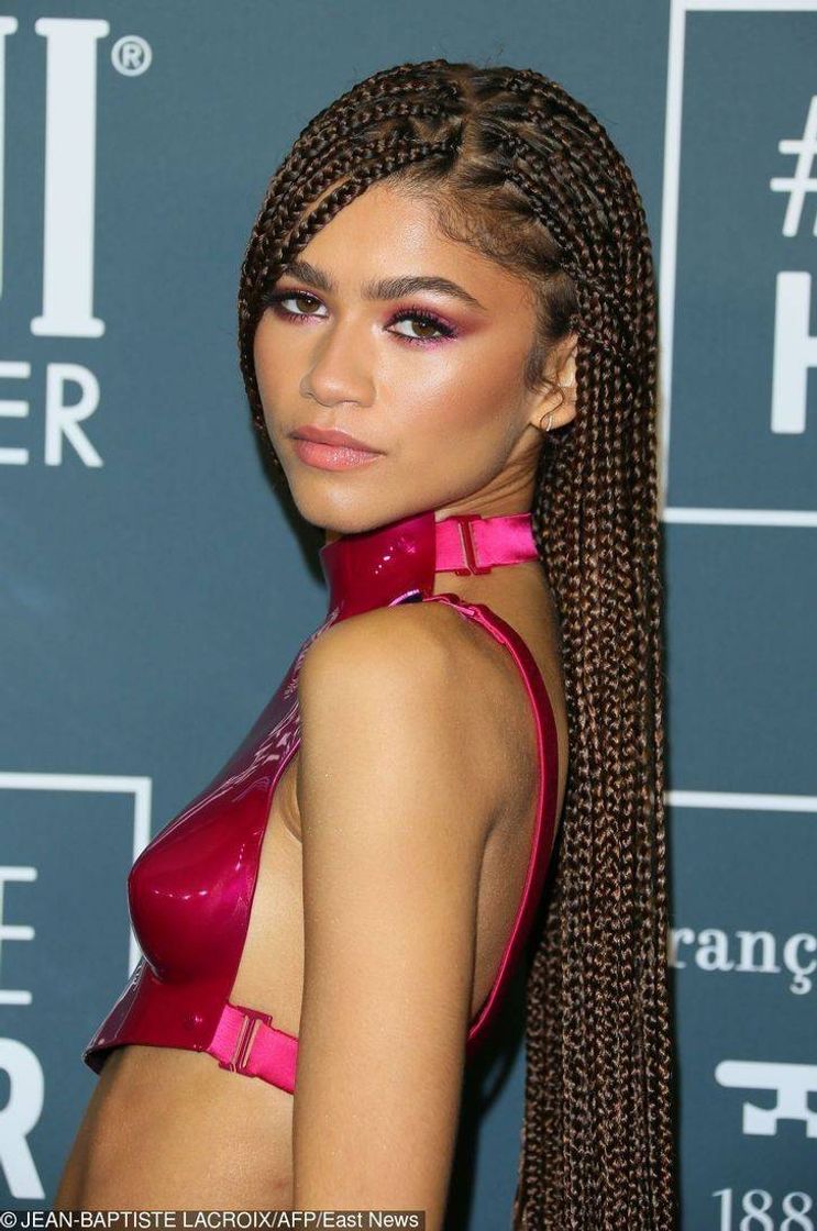 Moda Box Braids Zendaya