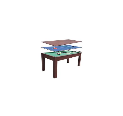 Billar 3 en 1 ping pong y mesa de comedor escritorio 1