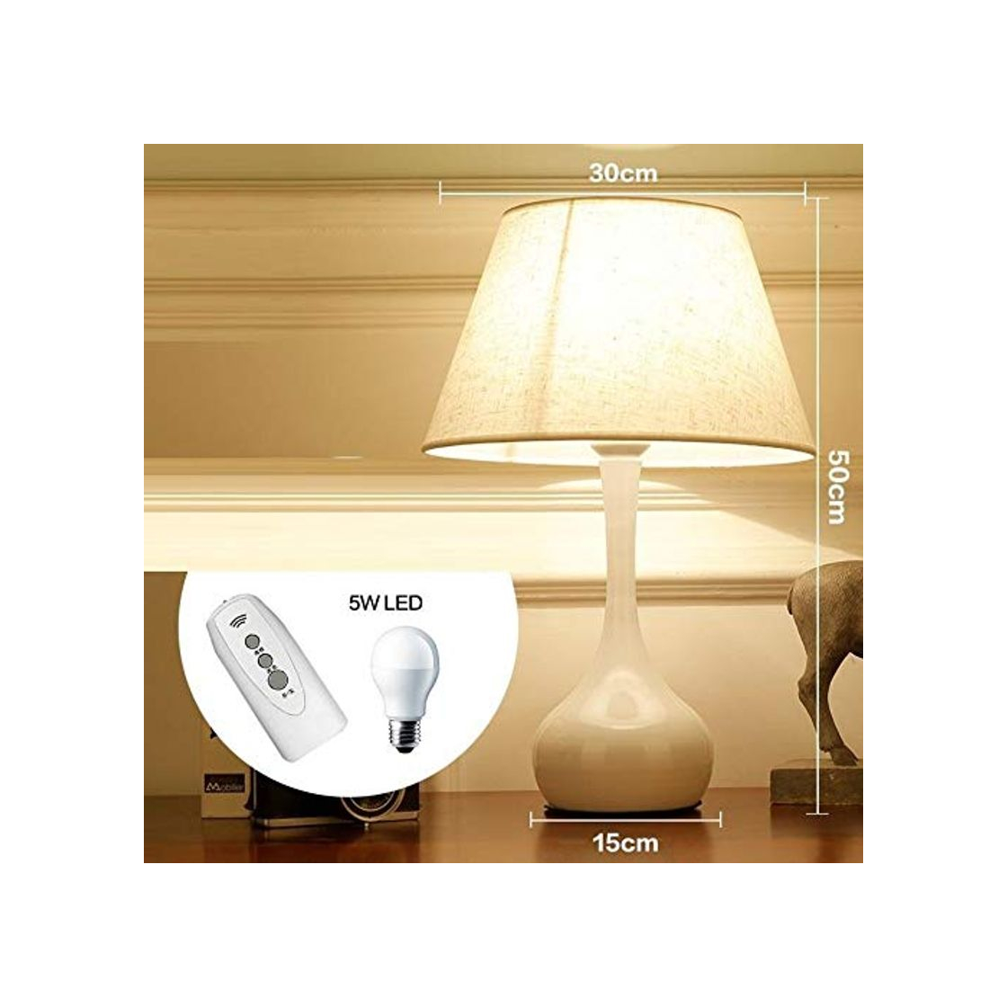 Producto Lámpara de mesa Cuarto de baño Cabeceira Luminaria Lampara De Mesa Para El Dormitorio Deco Maison Lámpara de mesa