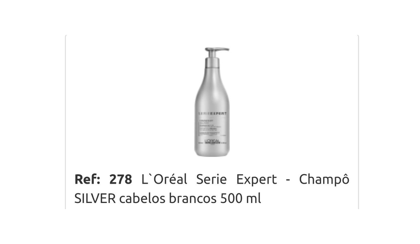 Product Shampoo L'Oréal silver 