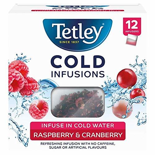 Place Tetley Cold Infusions Frambuesa y Arándano 12 Bolsas Paquete de 2