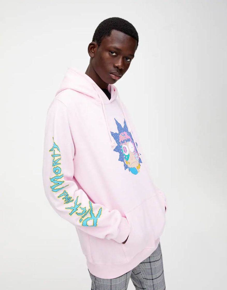 Fashion Pink Rick & Morty sweatshirt