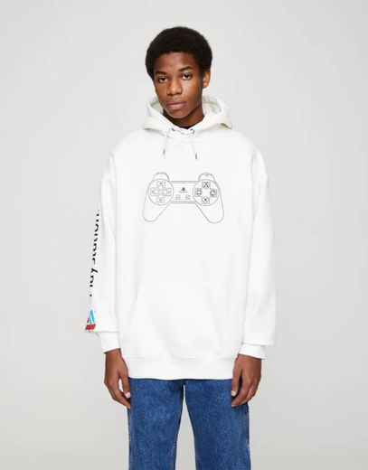 Play Station sweatshirt with remote