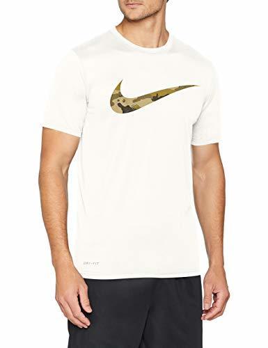 Products NIKE M NK Dry Leg Camo SWSH Camiseta, Hombre, Blanco