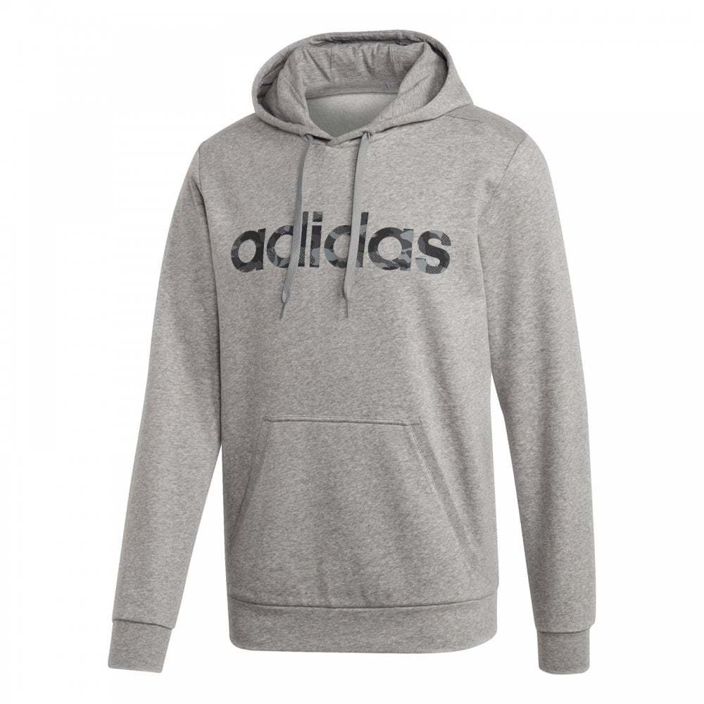 Products adidas Men's Essentials Camo Linear Hooded Sweatshirt