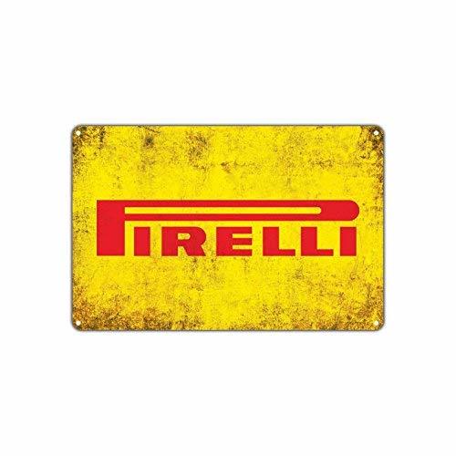 Lugar Maureen52Dorothy Pirelli® - Placa Decorativa Retro de Metal para Pared, diseño Vintage