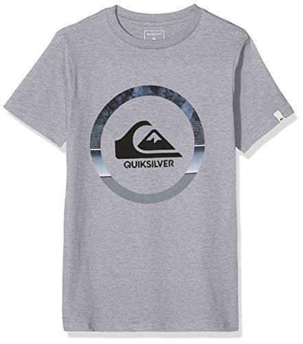 QUIKSILVER Snake Dreams T-Shirt Boys Camiseta de Manga Corta, Niños, Gris