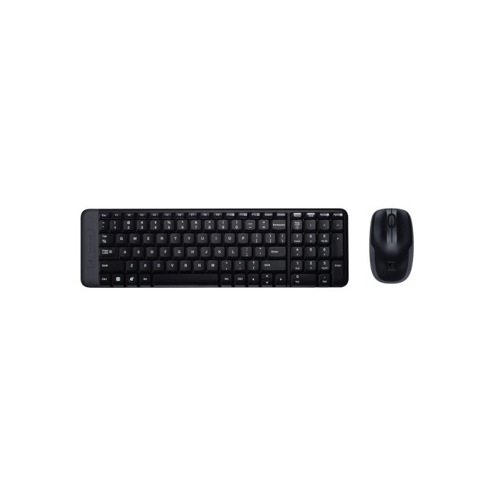 Electronic Logitech MK220 - Pack de teclado y ratón inalámbrico con USB