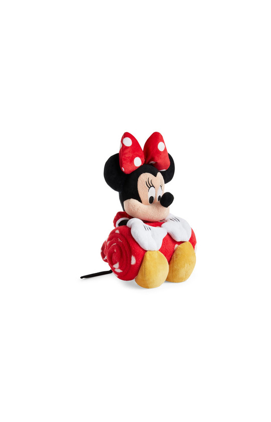 Products Peluche de Minnie Mouse con manta roja