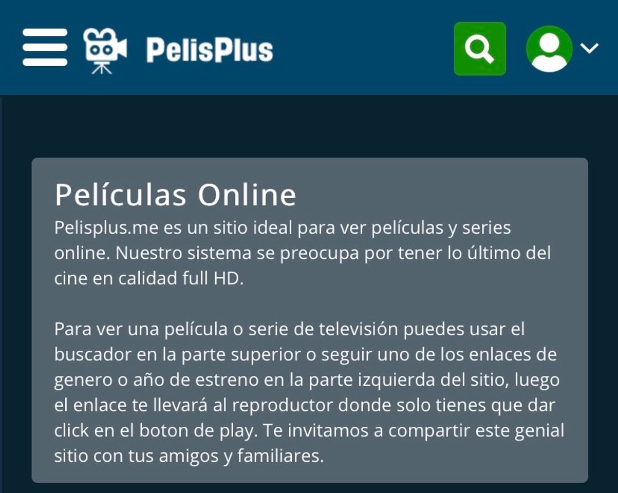 Place PELISPLUS - Ver Películas Online Gratis