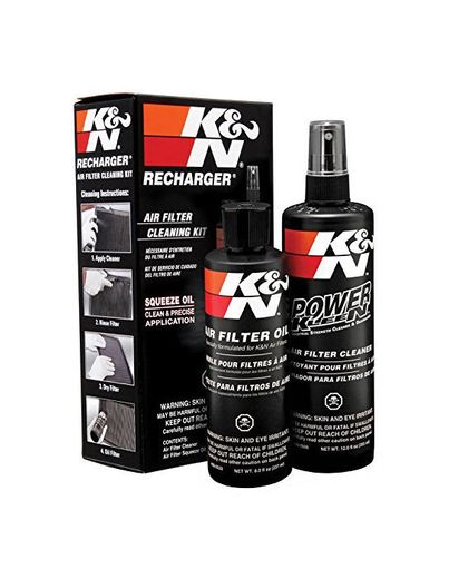 K&N Kit de Limpieza del Filtro de Aire 204 ml y 355