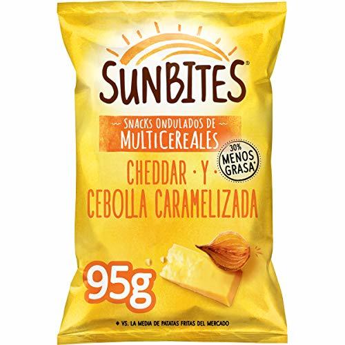 Product Patatas fritas integrales Sunbites Vintage Cheddar y mostaza integral 90g x 12