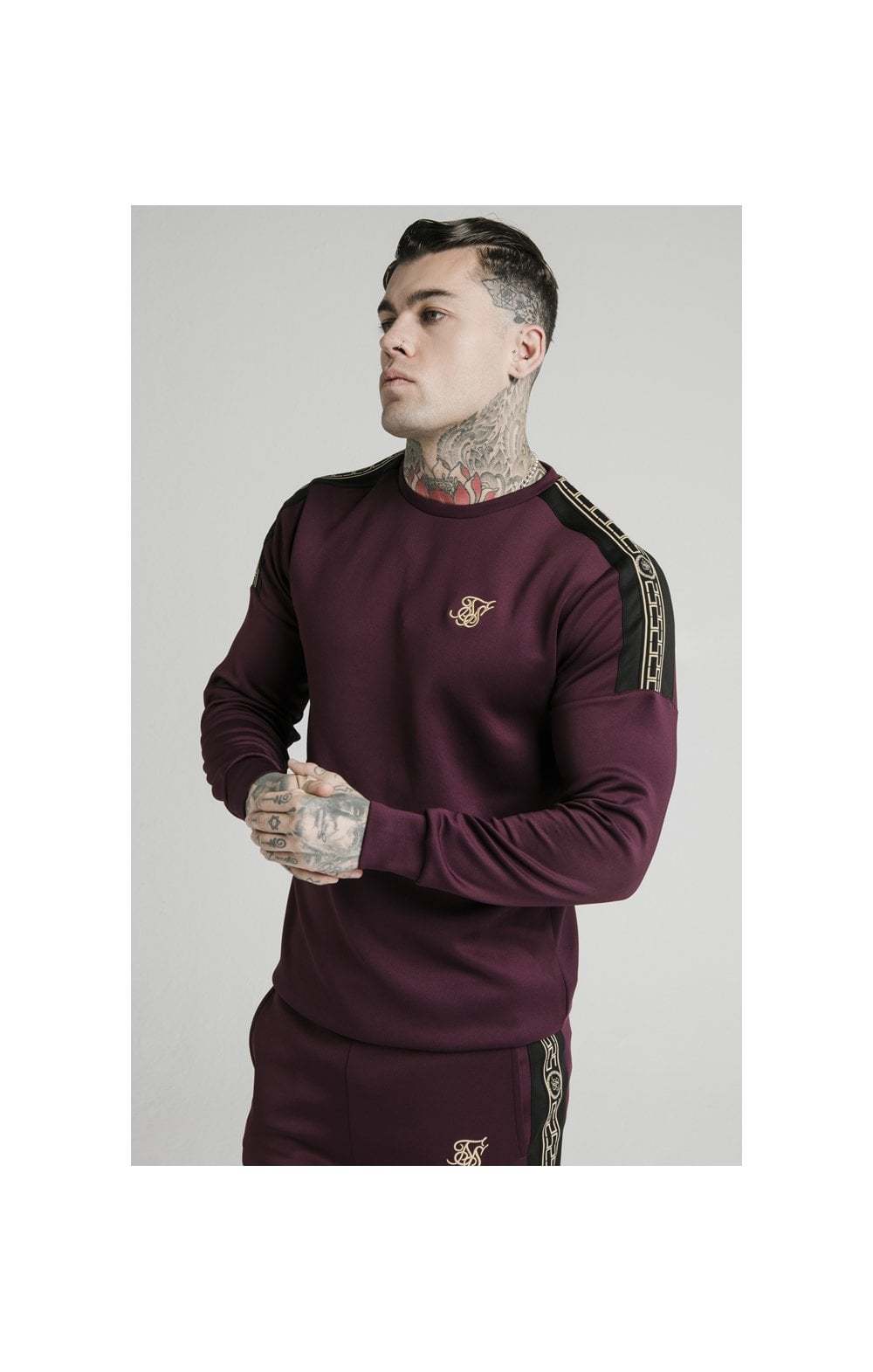 Moda SikSilk Cartel Sweater - Burgundy