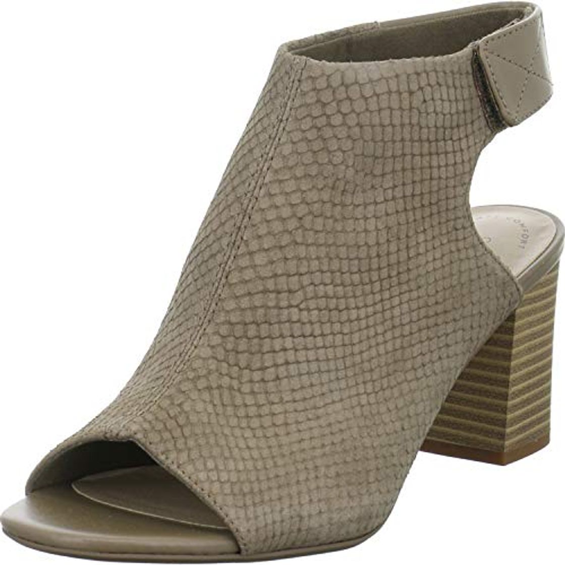 Fashion Clarks Deva Bell, Sandalias de Talón Abierto para Mujer, Verde