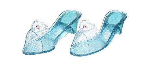 Rubie's 36170 Elsa Frozen - Zapatos con purpurina para niñas