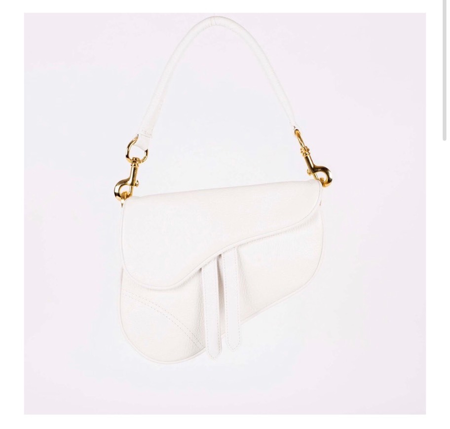 Moda White saddle bag