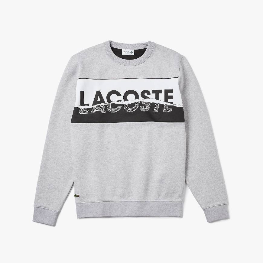 Moda Sweatshirt em felpa Lacoste SPORT Graphic Print para homem
