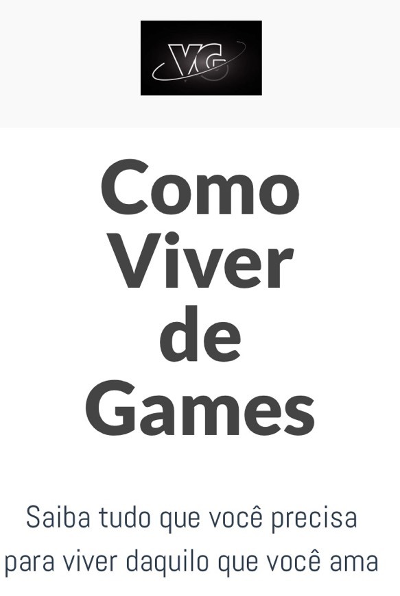 Producto Como viver de games ☝️