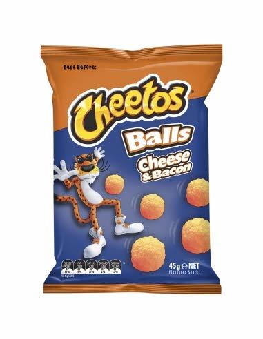 Productos Cheetos de Queso Y Bacon Bolas de 45 g x 18