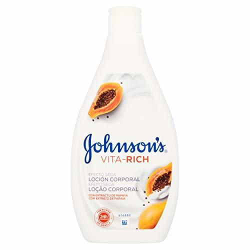 Johnson's Vita-Rich - Loción coporal efecto seda con extracto de Papaya