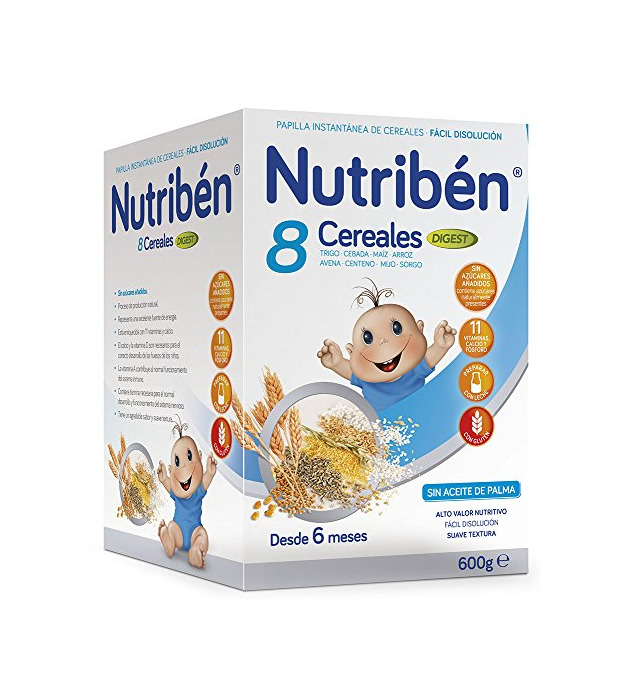 Belleza Nutribén Papilla 8 Cereales Digest Efecto Bifidus