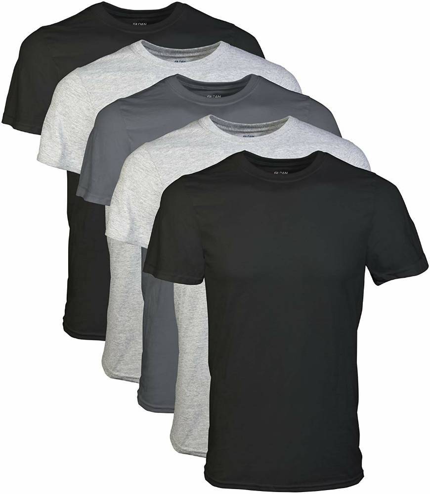 Men's T-shirt Multipack Black & Grey