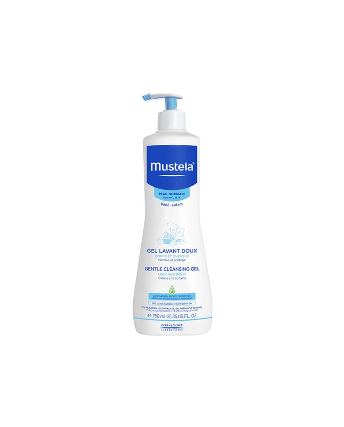 Belleza Mustela - Gel dermolimpiador lavante sin jabón cabello y cuerpo