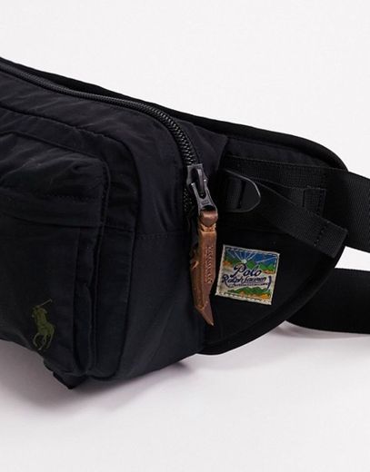 Polo Ralph Lauren bum bag in black | ASOS