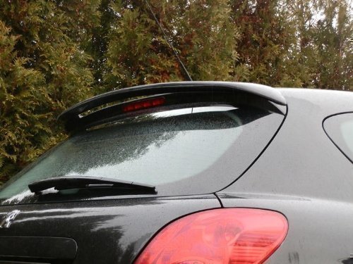 Lugar PEUGEOT 207 alerón trasero de TUNING RS