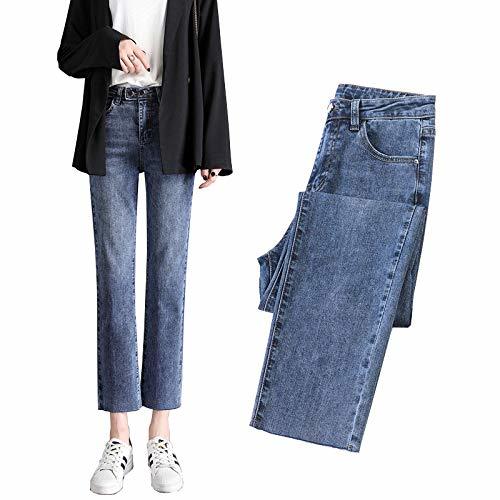 Products XACXYDP Los Jeans para Mujer con Bordes Rasgados Son Pantalones Casuales De