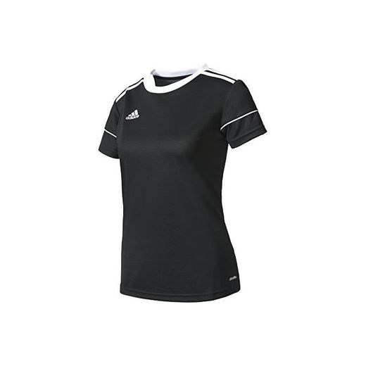 adidas Squad 17 JSY W Camiseta, Mujer, Negro