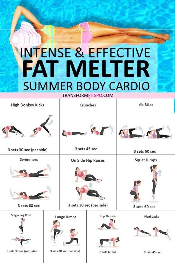 Fashion Summer Cardio Workout for Women 🏋🏽‍♀️