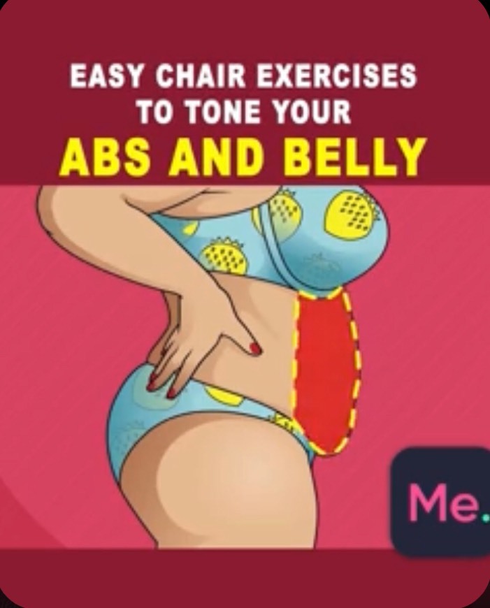 Fashion Easy chair exercises to tone your abs and belly 🏋🏽‍♀️