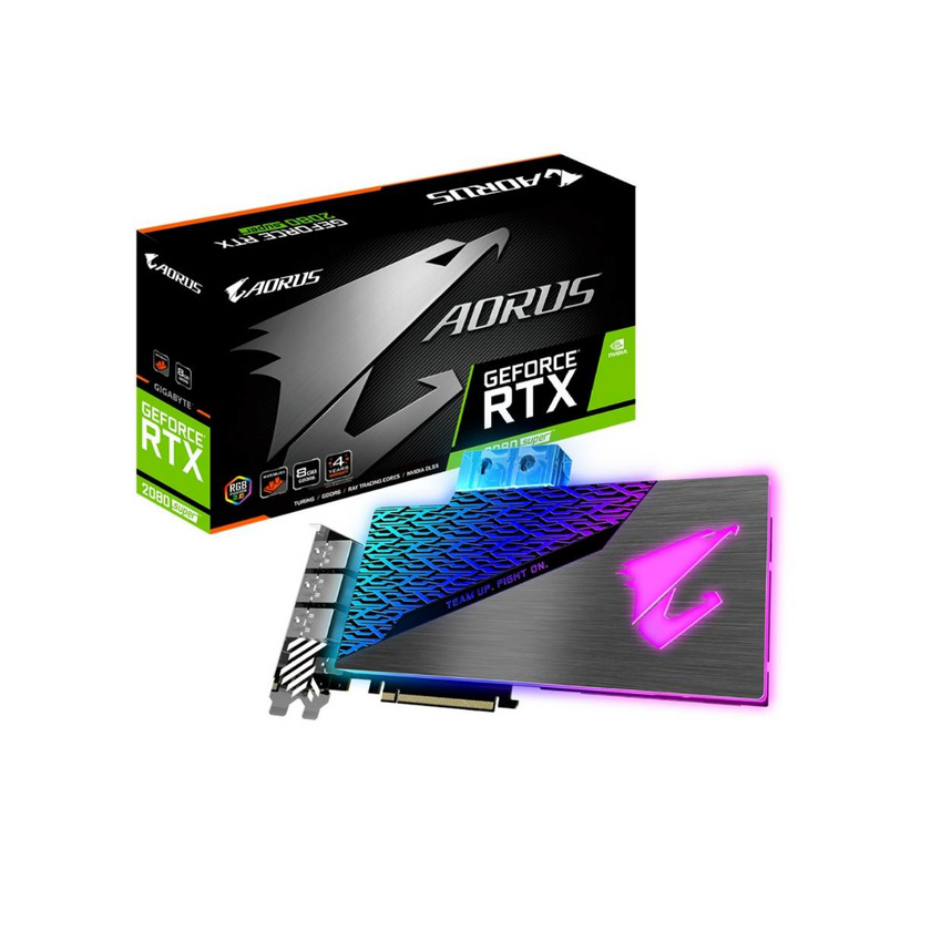 Producto AORUS GeForce® RTX 2080 SUPER™ WATERFORCE WB 8G