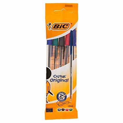 Social BIC Cristal Original bolígrafos punta media - colores Surtidos