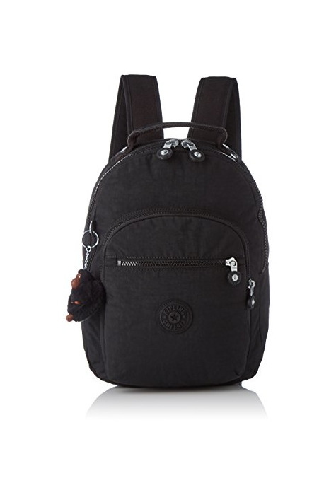 Social Kipling CLAS SEOUL S Mochila escolar, 34 cm, 10 litros, Negro