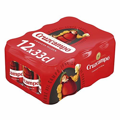 Producto Cruzcampo Cerveza - Pack de 12 Latas x 330 ml