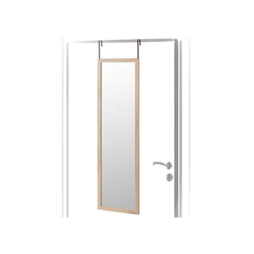 Espejo de Puerta de Madera MDF Beige nórdico para Dormitorio de 35