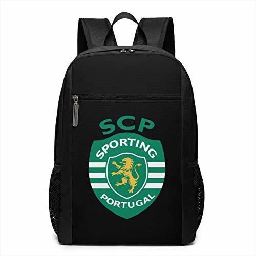 Mochila Mochila de Viaje SCP Sporting Lisbon Backpack Laptop Backpack School Bag