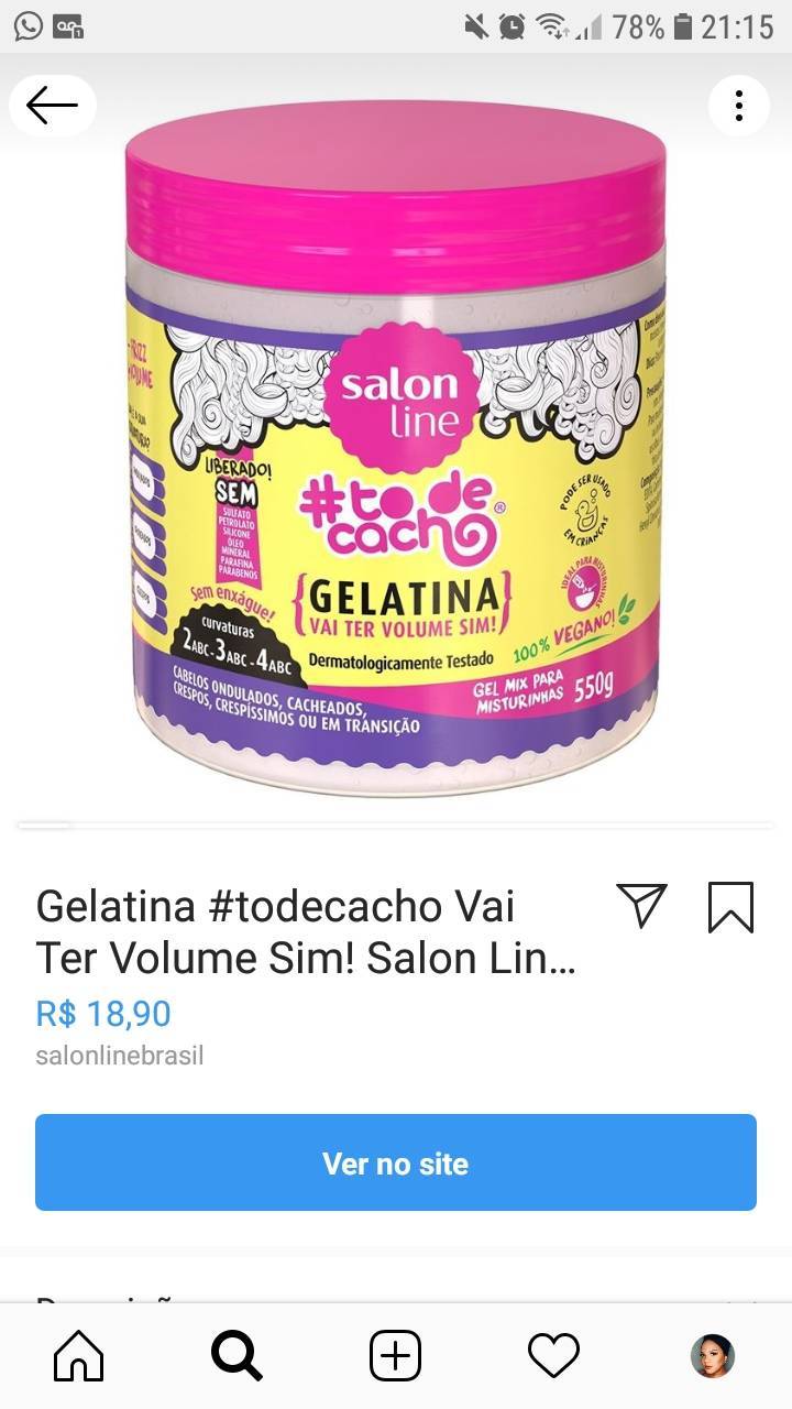 Fashion Geleia para definição!