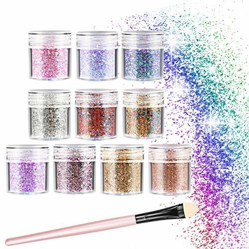 Chunky Purpurina para el rostro