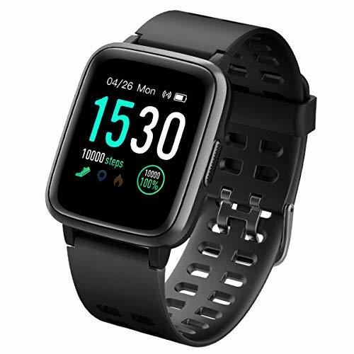 Moda LATEC Pulsera Actividad Reloj Inteligente Impermeable IP68 Smartwatch Pantalla Táctil Completa con